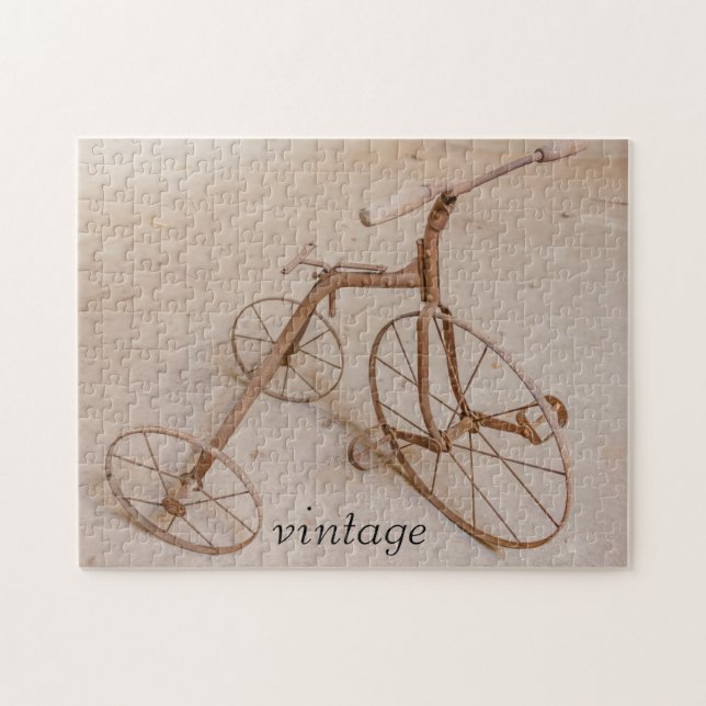 UMA VELHA TRICICLO 1928  QUEBRA-CABEÇA (Horizontal)