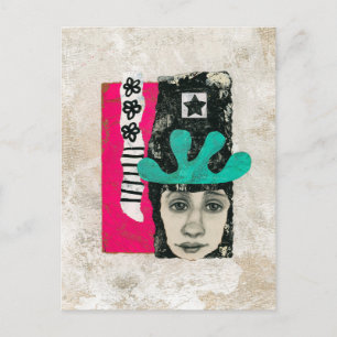 Uma Vez E Sempre Um Cartão Postal Lunático - Abstr