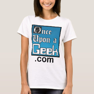 Uma vez em cima de uma camisa das senhoras do geek