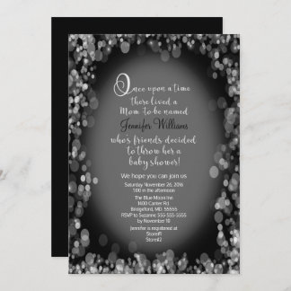 Uma Vez Em Um Convite De Chá de fraldas De Tempo