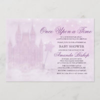 Uma vez em um Convite para Chá de fraldas de Conta