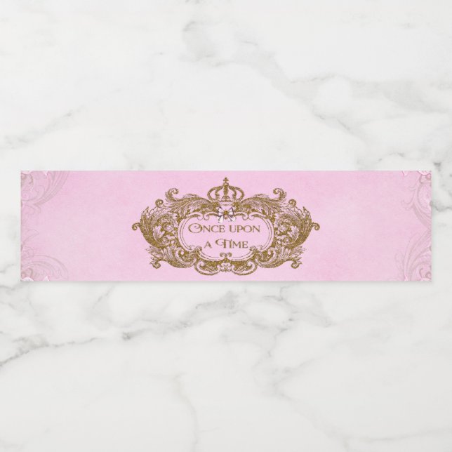 Uma Vez Em Um Tempo Princesa Rótulos De Garrafa De (Rótulo Único)