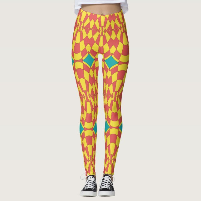 Uma vintage com leggings "Ratti_Creative_Arts" ini (Frente)