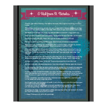 Uma Visita Da Rua Nicholas - Poster de Férias