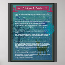 Uma Visita Da Rua Nicholas - Poster de Férias