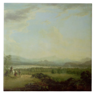 Uma vista da cidade de Stirling no River Forth