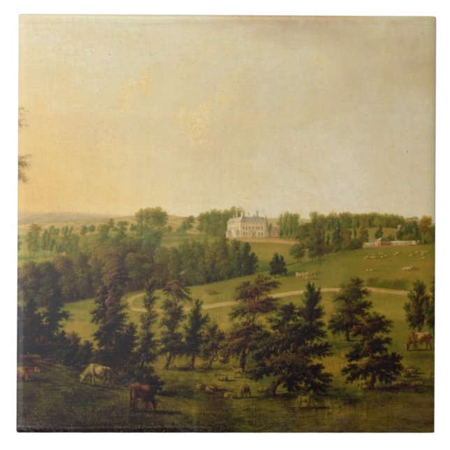 Uma vista do parque de Tapeley, Instow, Devon (Frente)