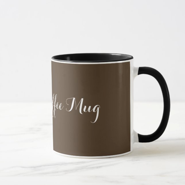 uma xícara de café preto personalizada (Direita)