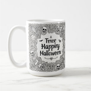 uma xícara para o Halloween