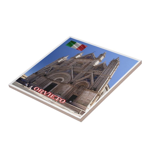 UMB020 ORVIETO, Catedral, Úmbria, Itália, (Lateral)