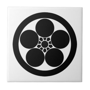 Umebachi estilo de flor de ameixa em círculo