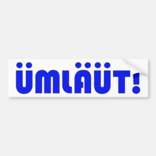 UMLAUT! Adesivos de Parachoque