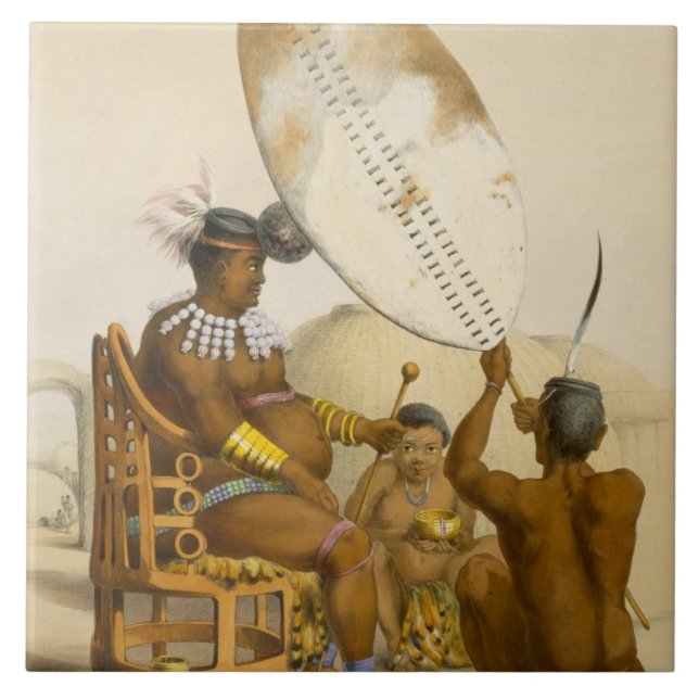 Umpanda o rei do Amazulu, chapeia 11 'do Th (Frente)