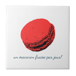 un macaron fraise par jour!