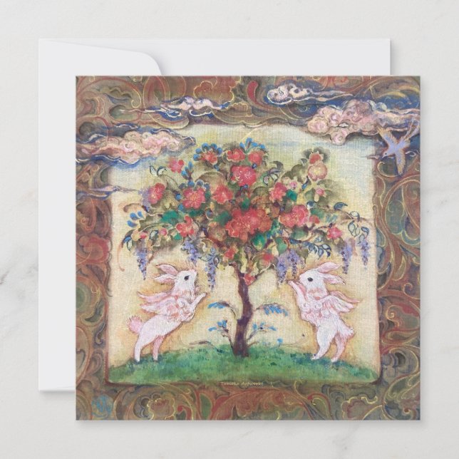 Un-u's Dream: Japanese Art Flat Card (Frente)