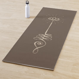 Unalome Fundo Plano - Tapete de Yoga Terra + Pombo