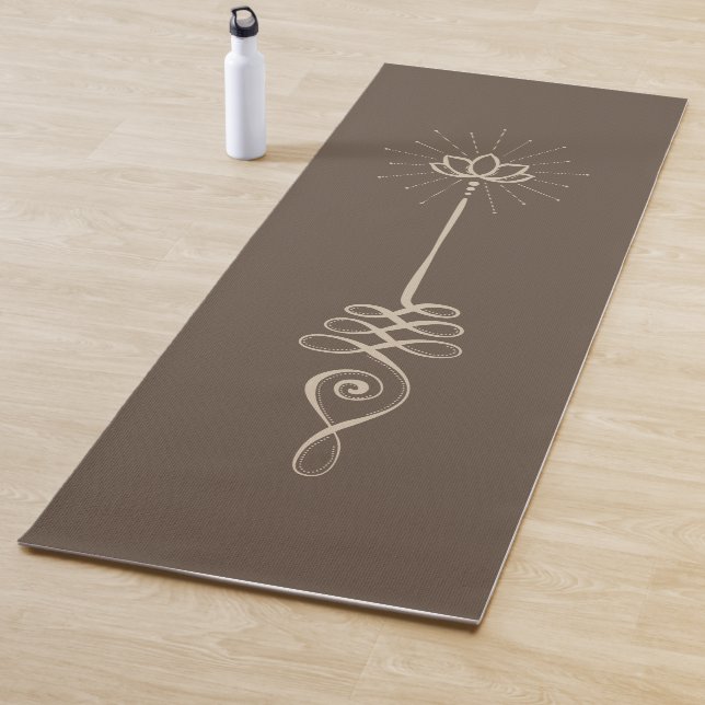 Unalome Fundo Plano - Tapete de Yoga Terra + Pombo (In Situ)