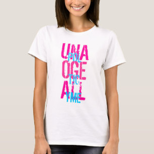 Unapologetically mim camisetas pelo design de
