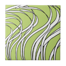 Underwater  Wave lime green