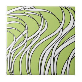 Underwater  Wave lime green