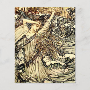 “Undine nas Ondas” por Arthur Rackham