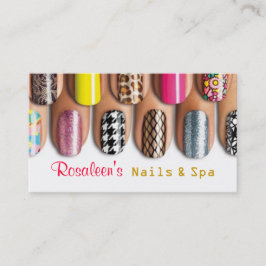 Unhas, Salão, Spa, Bela Cartão de visita