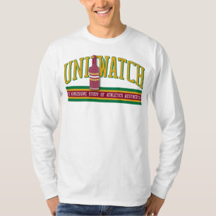 Uni camisa do relógio (longsleeve - branco)