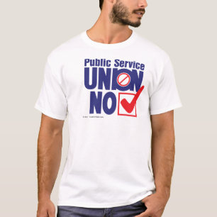 União do serviço público NENHUMA - camisa