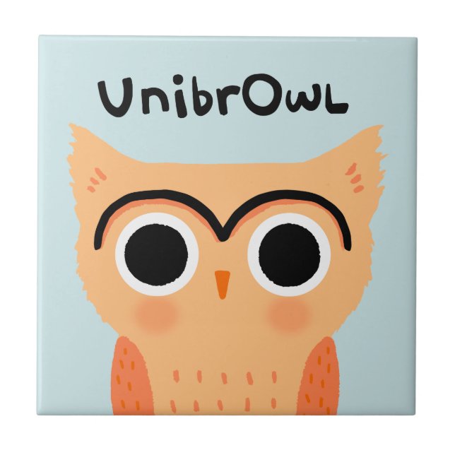 UnibrOwl Unibrow Owl | Coruja-de-sobrancelhas-grac (Frente)