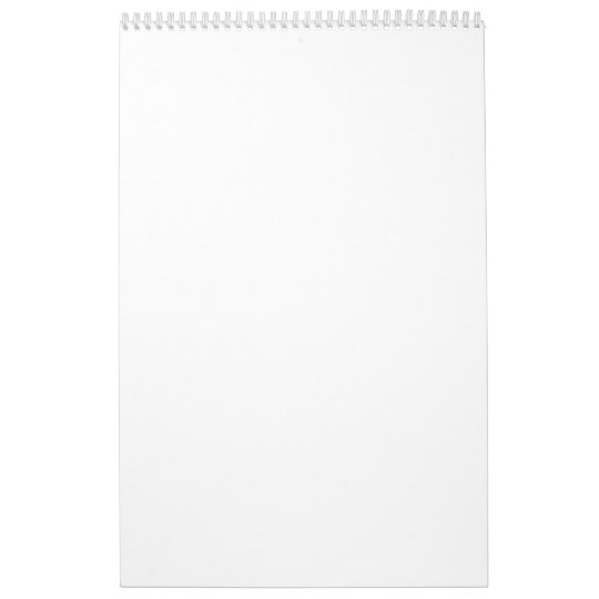 Página Inteira, Médio, Branco Calendar