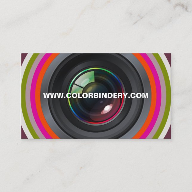 Único cartão de visita da posição 1 do olho (Frente)