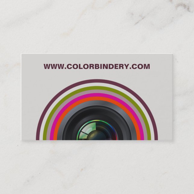 Único cartão de visita da posição 2 do olho (Frente)