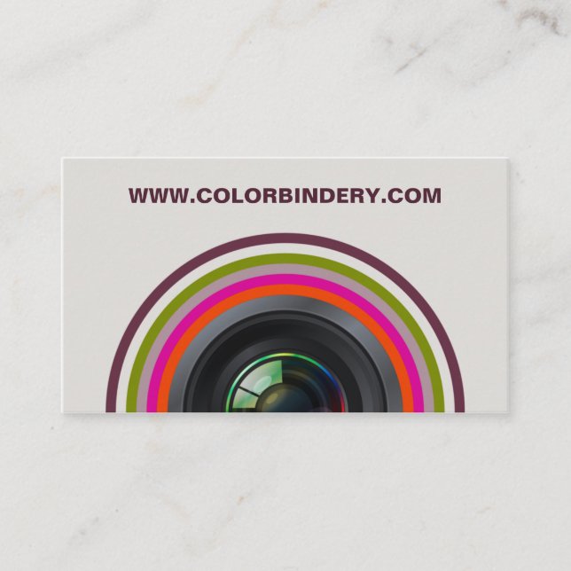 Único cartão de visita da posição 2 do olho (Frente)