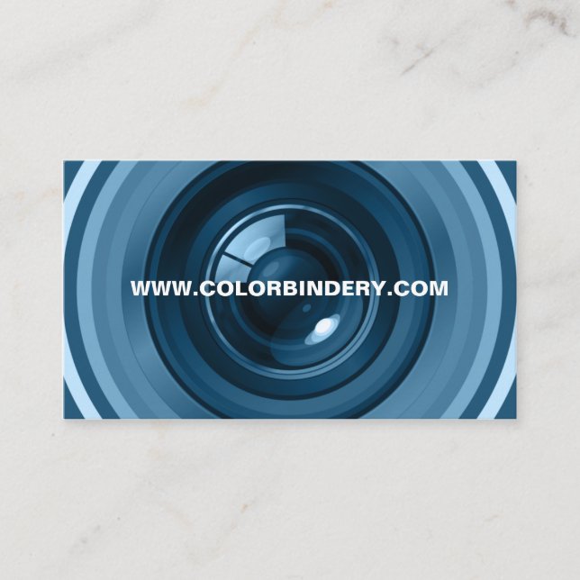 Único cartão de visita da posição 4 do olho (Frente)