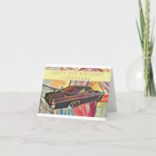 Único divertimento de cartão de aniversário de cri