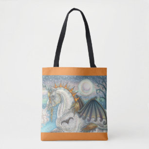 UNICORN DE GÓTICO, HALLOWEEN HORSE TOTE BAG