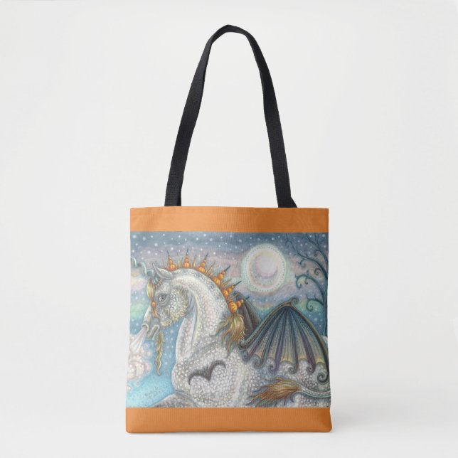 UNICORN DE GÓTICO, HALLOWEEN HORSE TOTE BAG (Frente)
