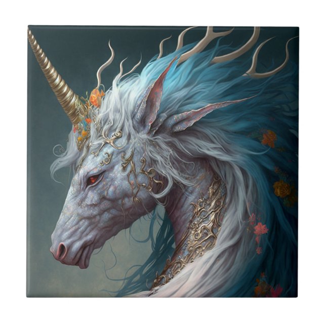 Unicorn Dragon Fantasy Art (Frente)
