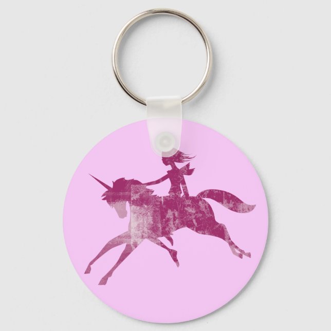 Unicorn Dream Rider Chaveiro (Frente)