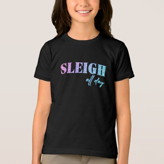 Unicorn Glitter Sleigh O Dia Todo (Frente)