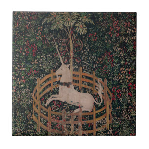 Unicorn Hunt Arte Medieval - Unicórn Repousa em G