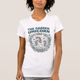 Unicorn O Unicórnio Do Jardim Camiseta T Moda Desi