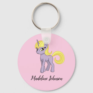 Unicorn Personalizado Girls Chaveiro