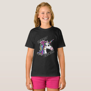 Unicorn Princess Design - Camiseta Básica Para Rap