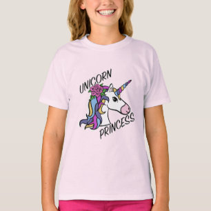 Unicorn Princess Design - Camiseta Básica Para Rap