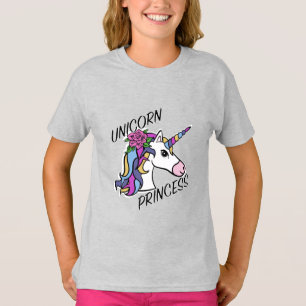 Unicorn Princess Design - Camiseta Básica Para Rap