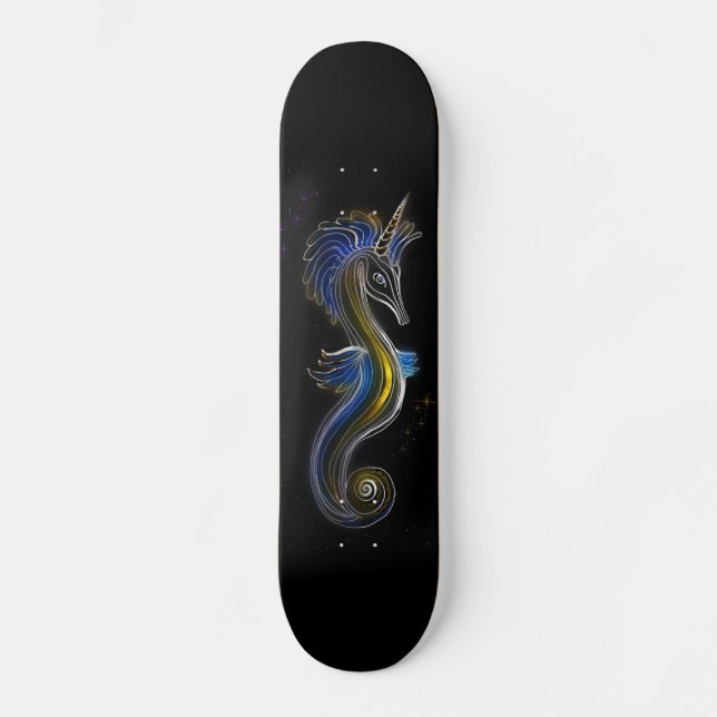 Unicorn Seacavalo Skateboard (Frente)