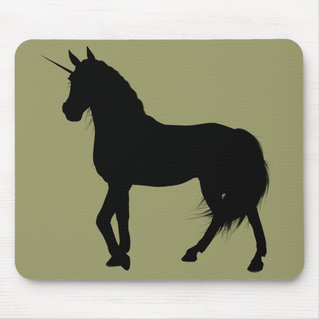Unicorn Silhouette Mousepad (Frente)
