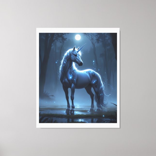 Unicorn Themed Canvas Art (Frente)