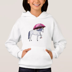 Unicórnio com guarda-chuva